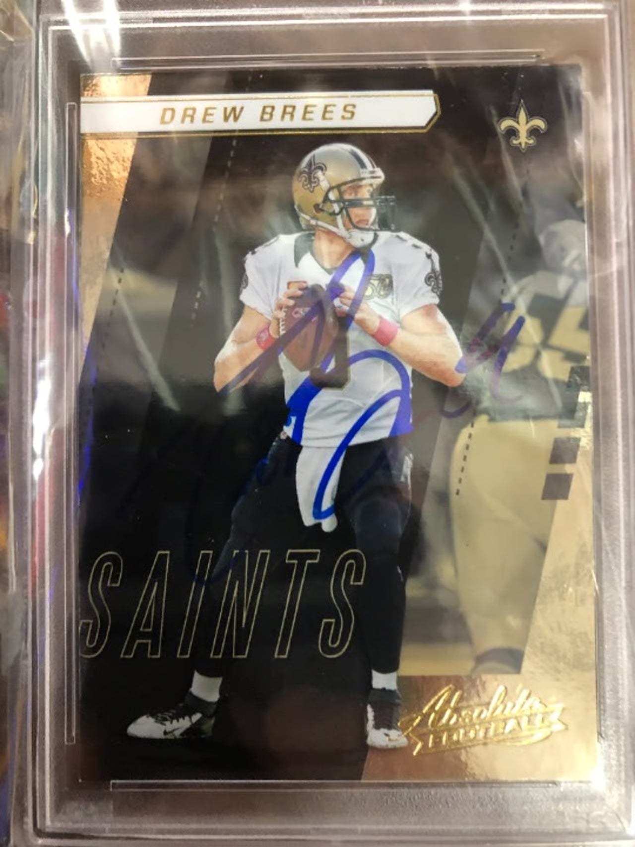 Drew Brees PSA Certified Auto 2017 Panini Absolute Football #11!