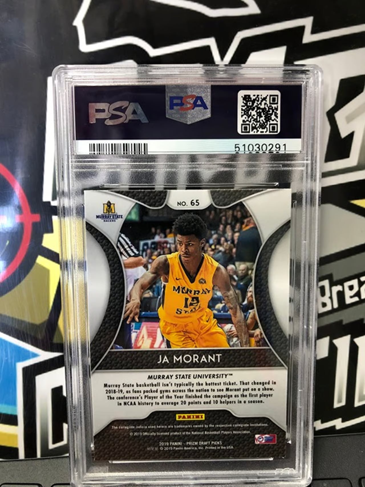 2019 Panini Prizm DP Ja Morant RC #65 PSA Graded 9!