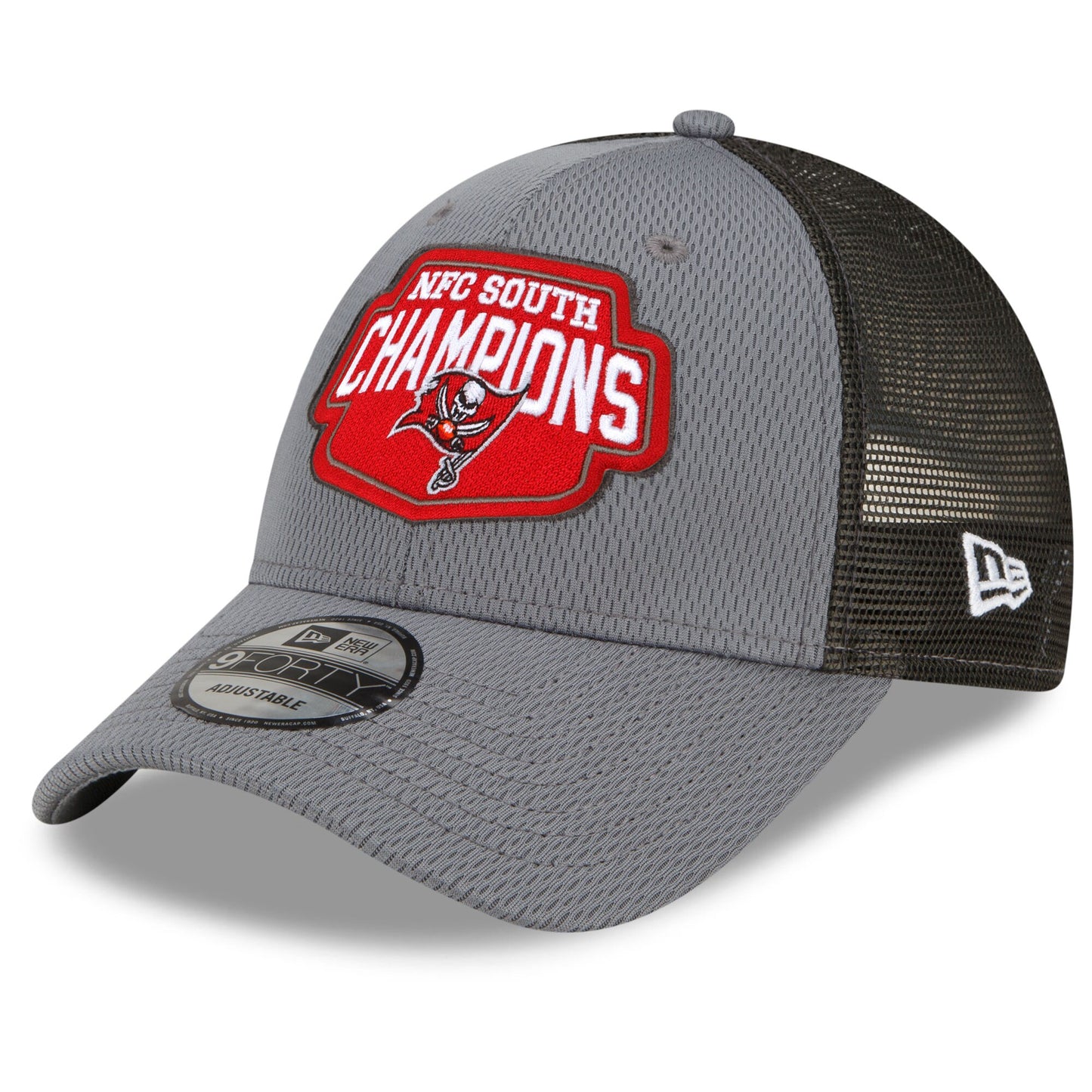 New Era NFC South Campions Buccaneers Graphite Adjustable Hat