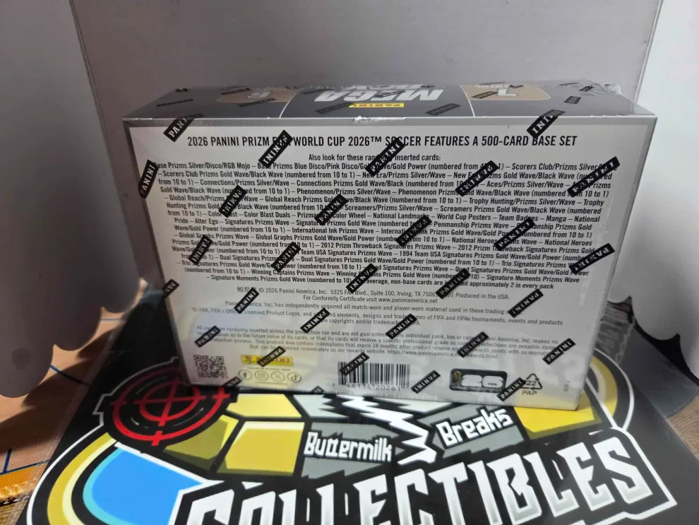 Panini Prizm FIFA World Cup 2026 Mega Box