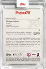 2021 Topps Project 70 Shohei Ohtani 0493 Mister Cartoon! Mint! Topps Encased.