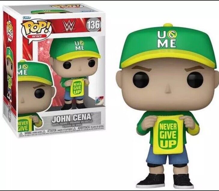 Funko Pop WWE John Cena Never Give Up #136. New.