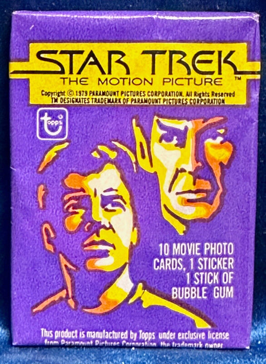 Topps 1979 Star Trek Wax Pack The Motion Picture Factory Sealed.