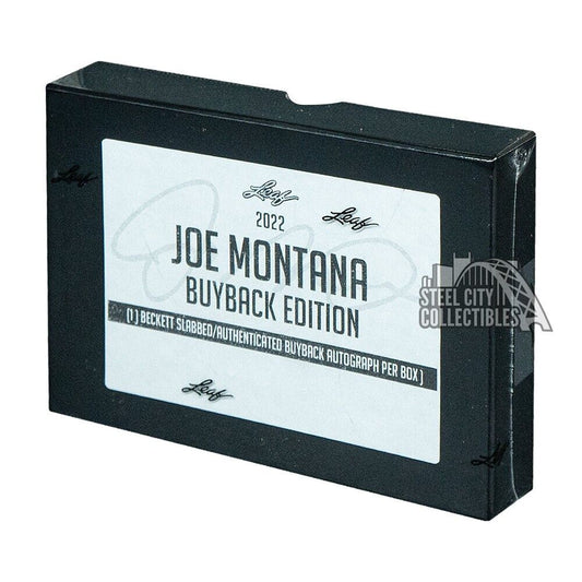 2022 Leaf Joe Montana Buyback Edition Sealed Box.