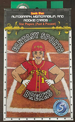 Fantasy Sports Breaks Baseball box by Southern Hobby. Great box and items. New.
