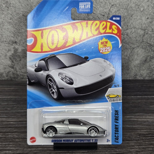 Hot Wheels Gordon Murray Automotive T.33. Factory Fresh. 90/250.