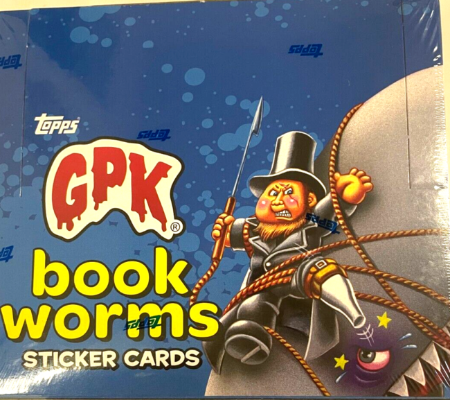 2022 Topps Garbage Pail Kids Book Worms Sticker Card Hobby Box Pack. New.