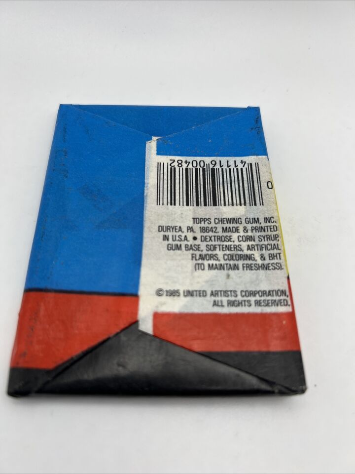 1985 Topps ROCKY IV movie sealed wax pack - 9 cards per pack 1 sticker. New.