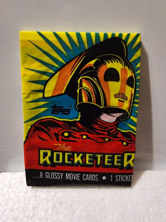 Disney The Rocketeer Vintage 1991 Topps Trading Cards SEALED WAX PACK.