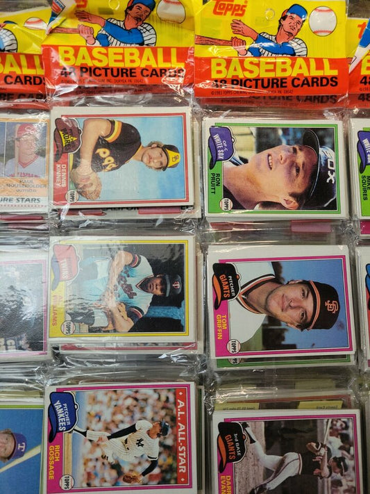 1981 Topps MLB Hanger Rack Pack. Factory Sealed!