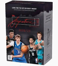 2025-26 Topps Signature NBA Blaster Box. New.
