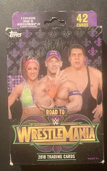2018 Topps WWE Road To Wrestlemania Hanger Pack Box