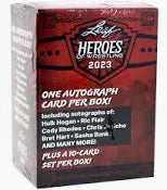 2023 Leaf Heroes of Wrestling Blaster Box. New. 1 Auto per box.