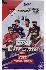 2022 Topps MLS Chrome Hobby Pack. New.