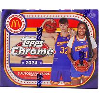 2024 Topps Chrome McDonalds All American 3 Auto Hobby Box! New.