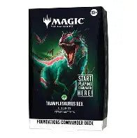 Magic the Gathering Foundations Commander Deck Tramplesaurus Rex