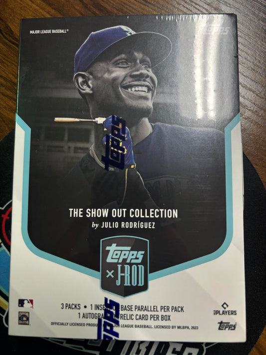 2023 Topps X J-Rod The Show Out Collection. 3 pack box. New.