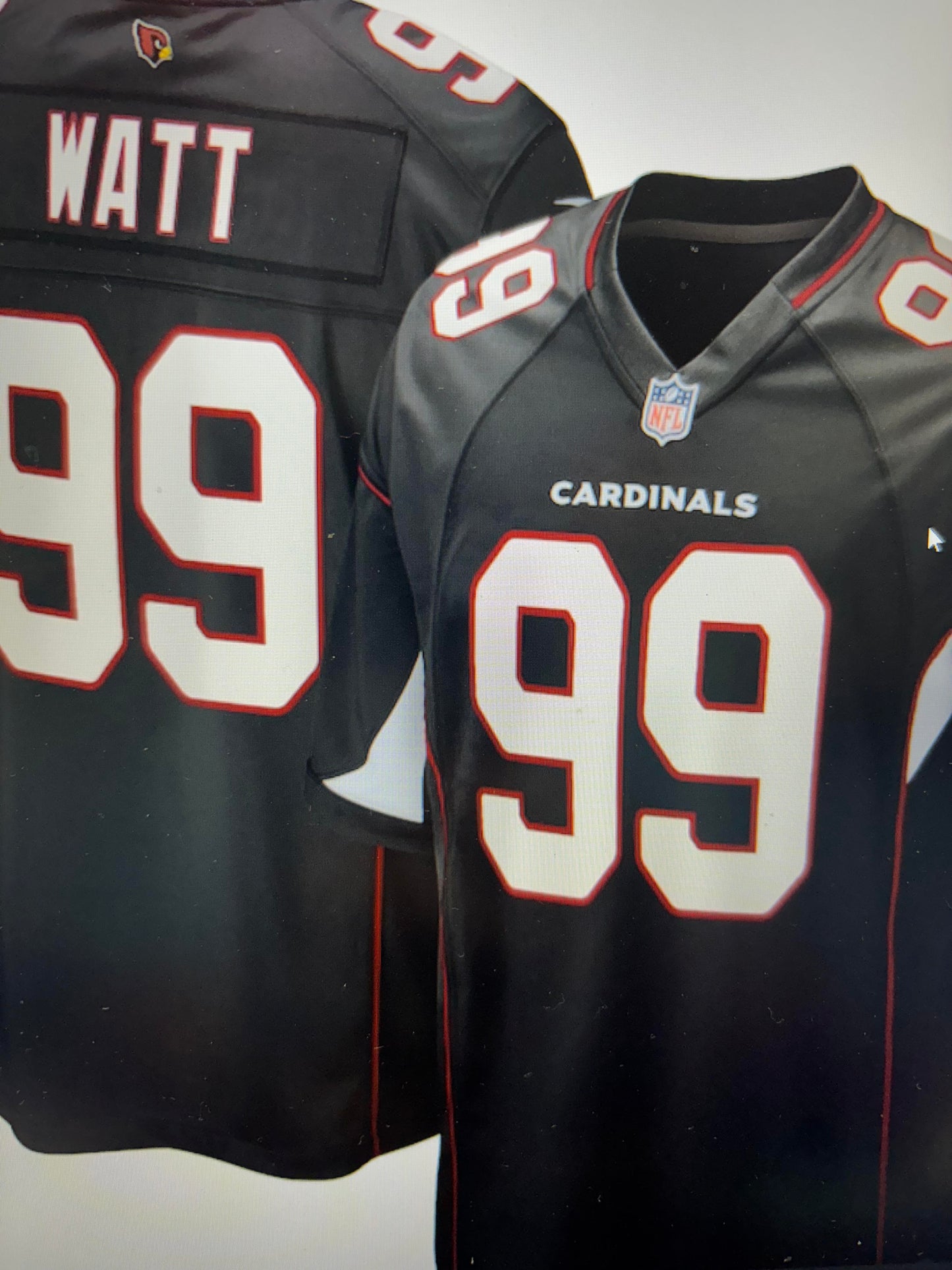 J.J. Watt Arizona Cardinals Nike Alternate Game Jersey - Black.