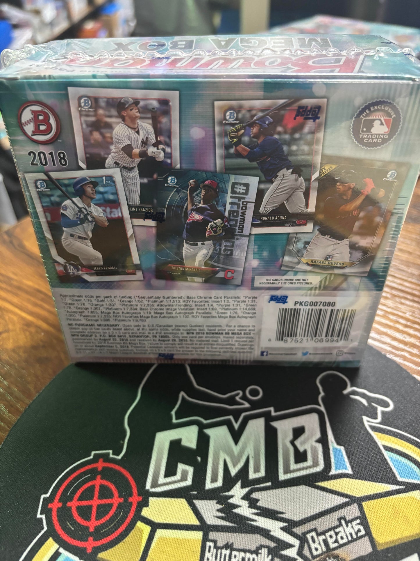 2018 Bowman Mega Box MLB! Factory Sealed. 5 packs plus 2 exclusive chrome packs! Ohtani RC?