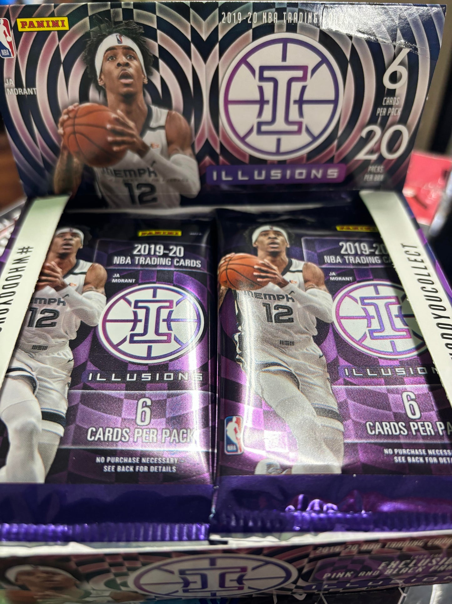 2019/20 Panini Illusions NBA Sealed Retail Pack!