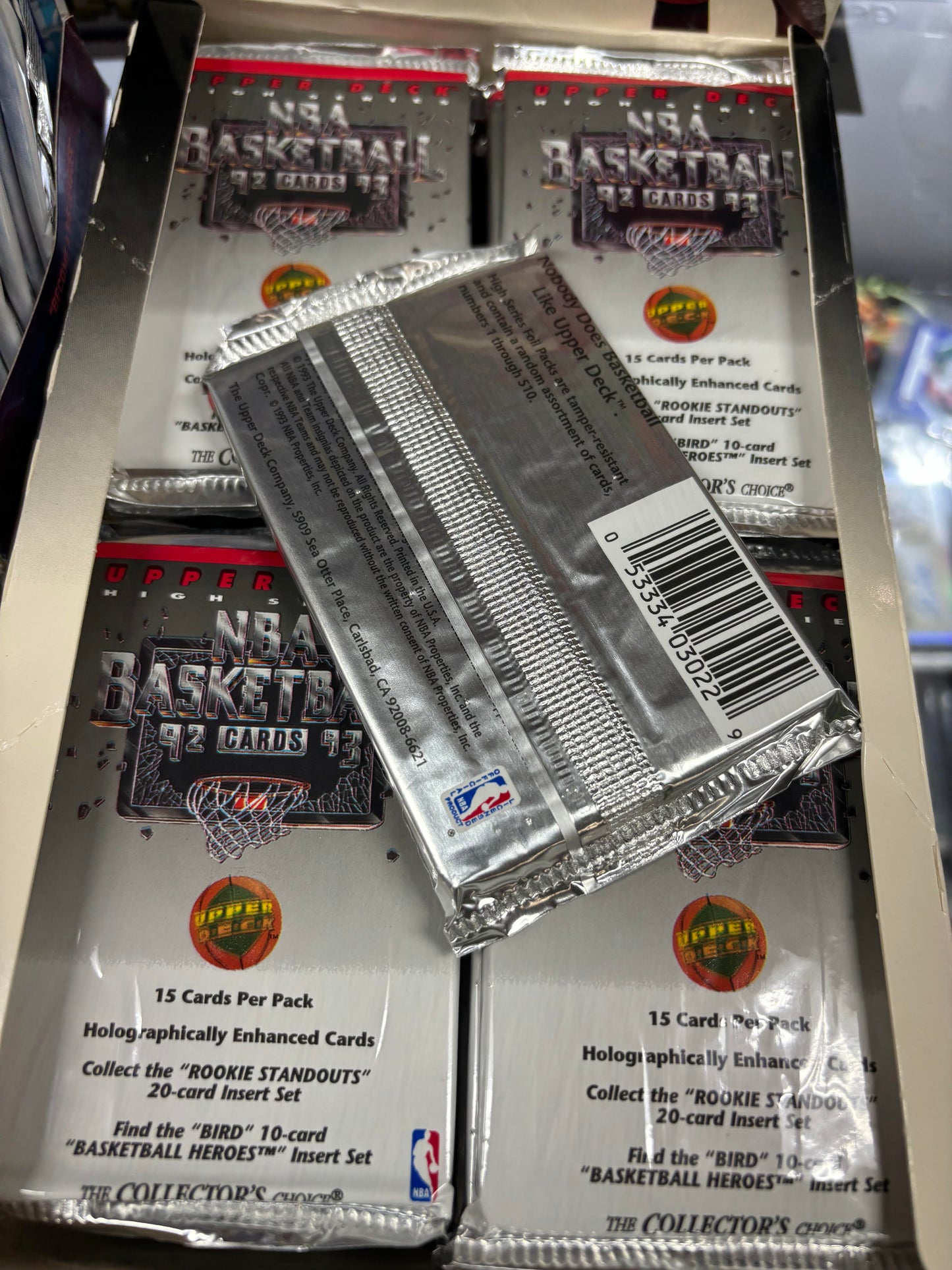 1992-93 Upper Deck NBA Sealed High Series Pack! New! Shaq RC? MJ?