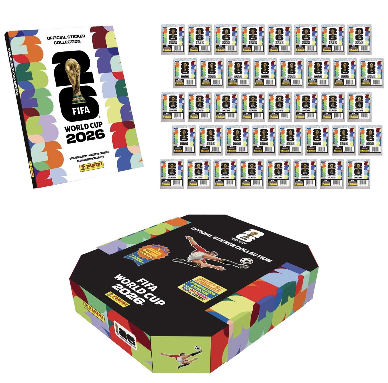 Panini Donruss FIFA World to Road Cup Official Sticker Collection. New.