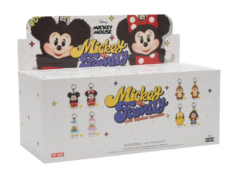 Pop Mart Disney Mickey Family Together Series Plush Keychain Sealed Blind Box. Authentic.