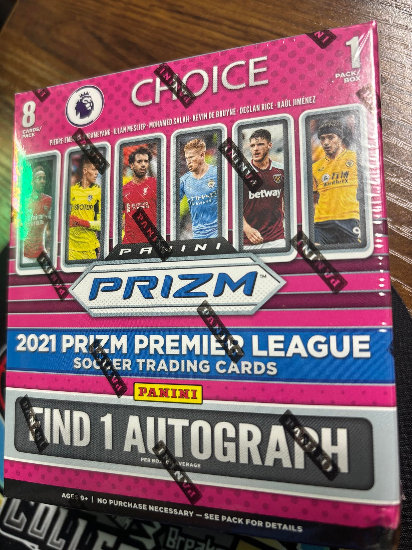 2021-22 Panini Prizm Premier League Soccer Choice Hobby Box. New.