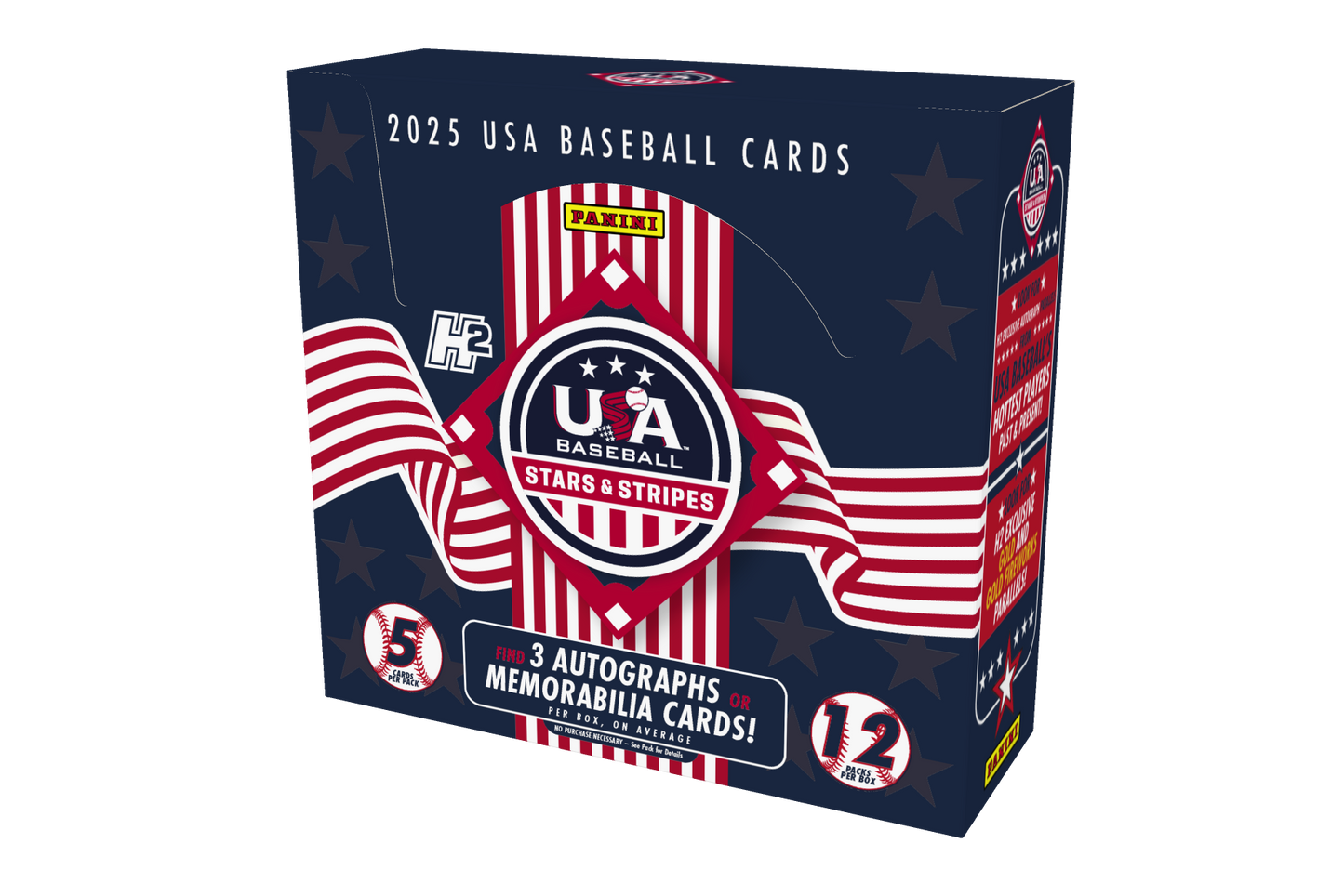 2025 Panini USA Stars & Stripes H2 Baseball. New.
