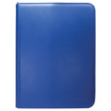 Vivid 9-Pocket Zippered PRO-Binder: Blue