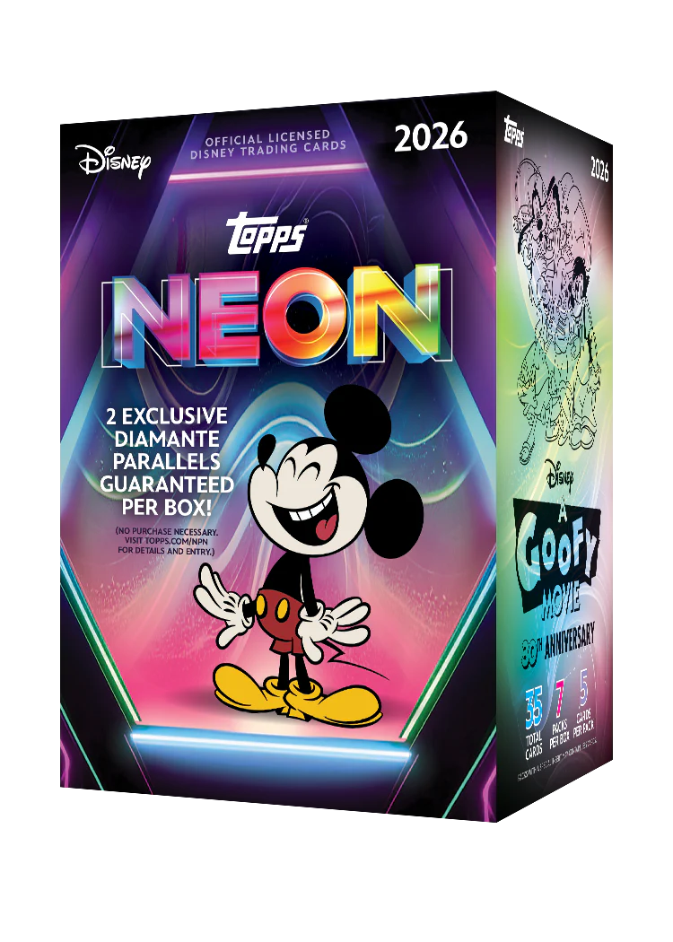 2026 Topps Disney Neon Value Box. New.