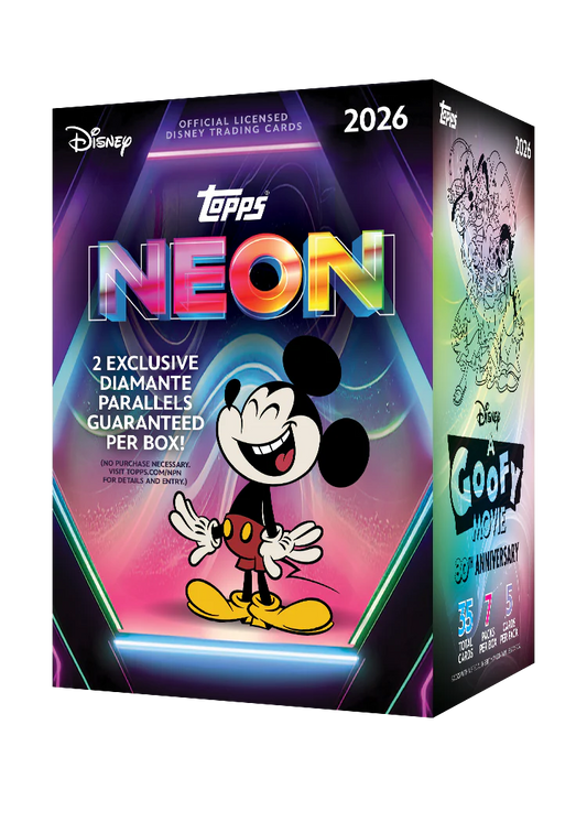 2026 Topps Disney Neon Value Box. New.