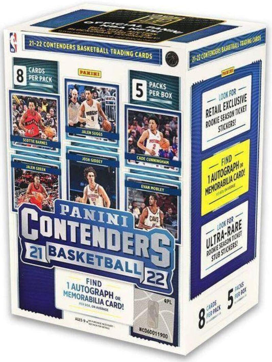 2021-22 Panini Contenders Basketball Blaster Box