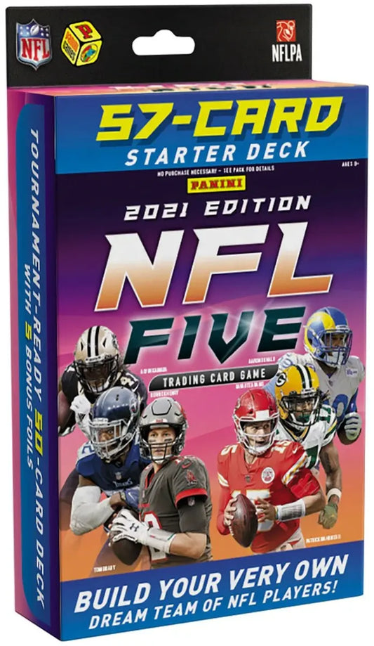2021 Panini NFL Five Football Hanger Box. Starter Deck. New.