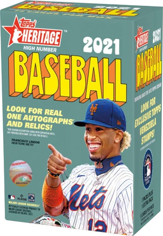 2021 Topps Heritage High Number Baseball Blaster Box