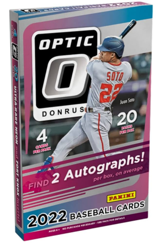 2022 Donruss Optic Baseball Card Hobby Box