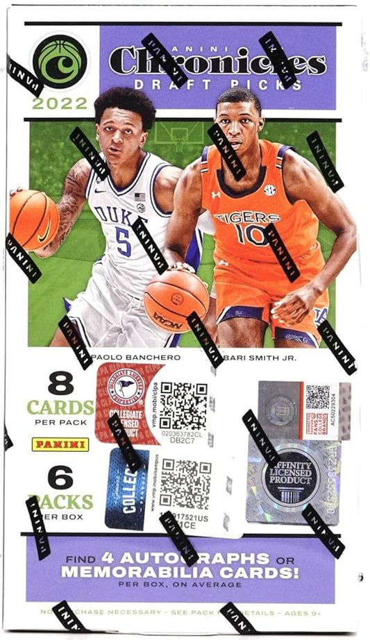 2022 Panini Chronicles Draft Picks Basketball Mega Box