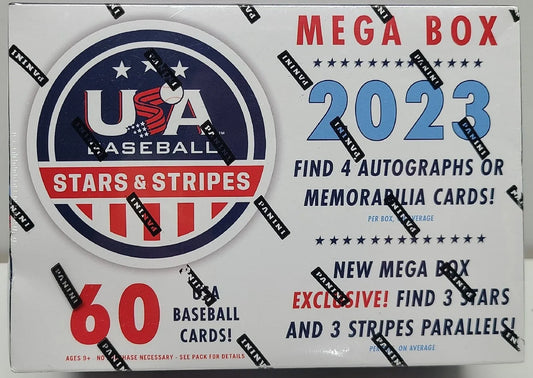 2023 USA Baseball Stars & Stripes Baseball Mega Box
