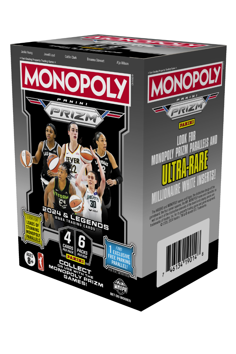 2024 Panini Monopoly Prizm WNBA Blaster Box. New.
