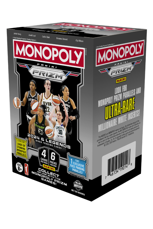 2024 Panini Monopoly Prizm WNBA Blaster Box. New.