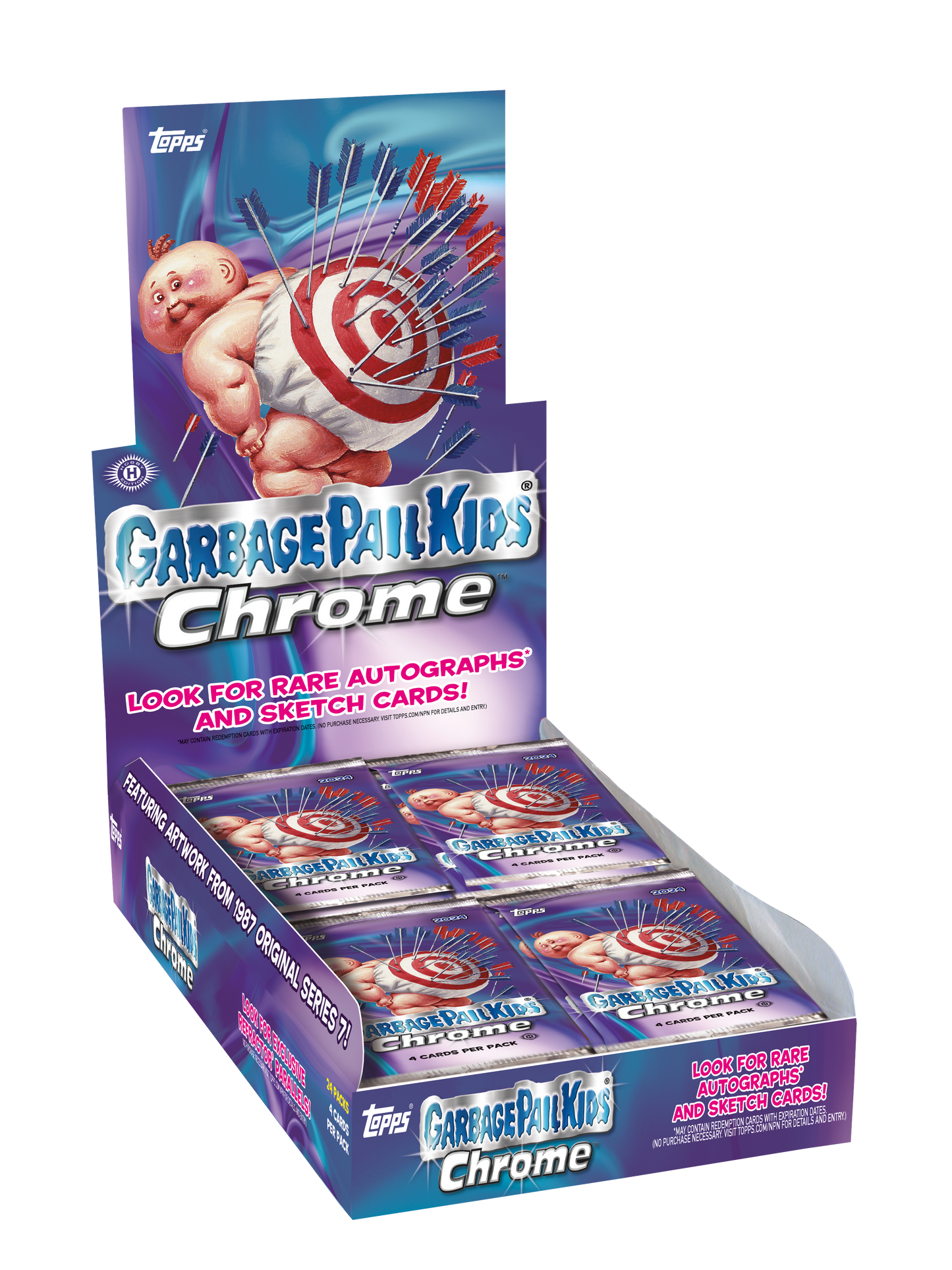 2024 Topps Chrome Garbage Pail Kids Hobby Box! New!