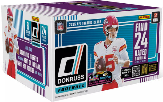 2025 Donruss Football Retail Pack. New.