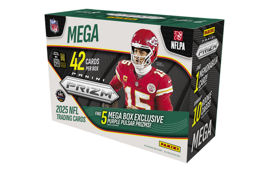 2025 Panini Prizm NFL Hobby Mega Box. New. See limits.