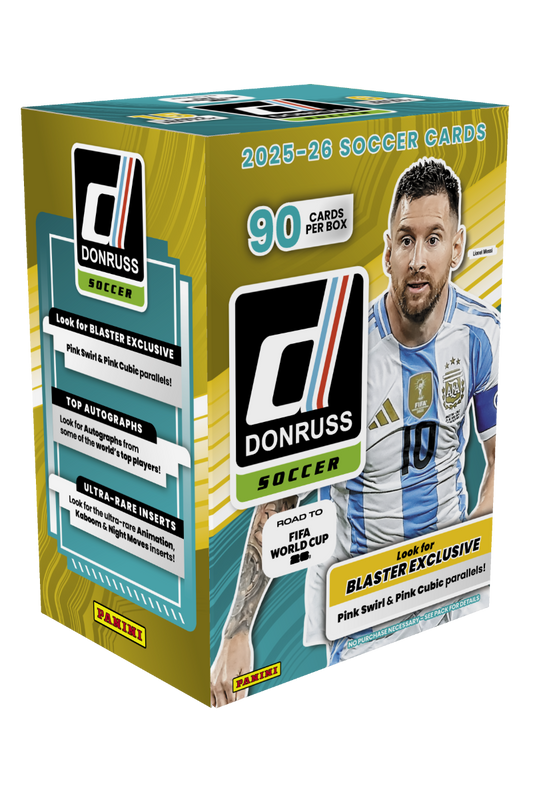 2025-26 Panini Donruss Road to FIFA World Cup 2026™ Trading Card Box (Hobby Blaster). New. See Shipping Limits.