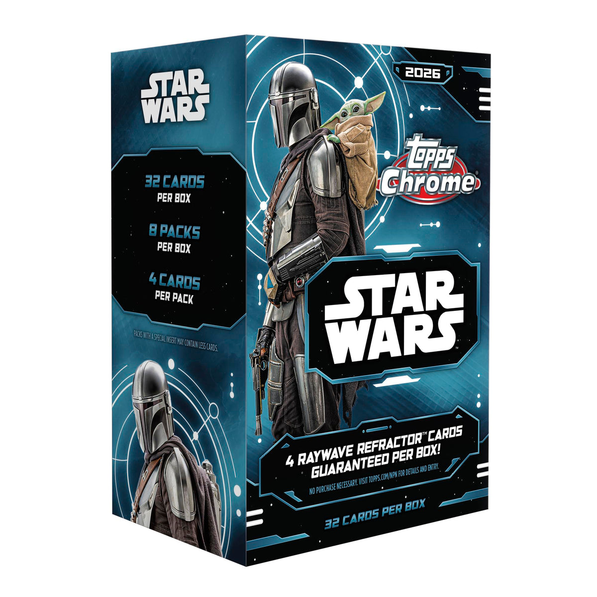 2026 Star Wars Topps Chrome Blaster Box. New. Read shipping limits.