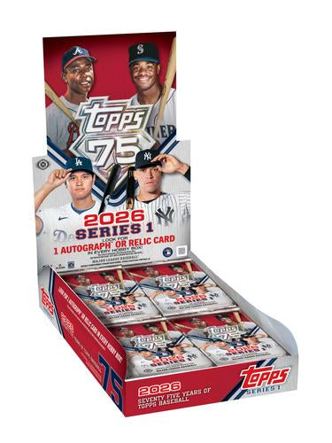 2026 Topps Series 1 MLB Hobby Pack. New.