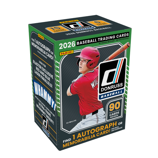 2026 Donruss Baseball Hobby Blaster. New! 1 Auto or Mem +WHAMMY!