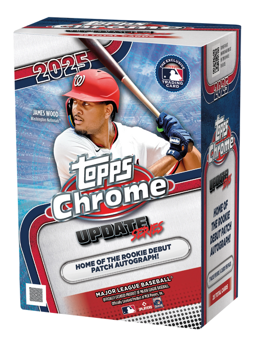 2025 Topps Chrome Baseball Update Series Hobby Blaster. New.