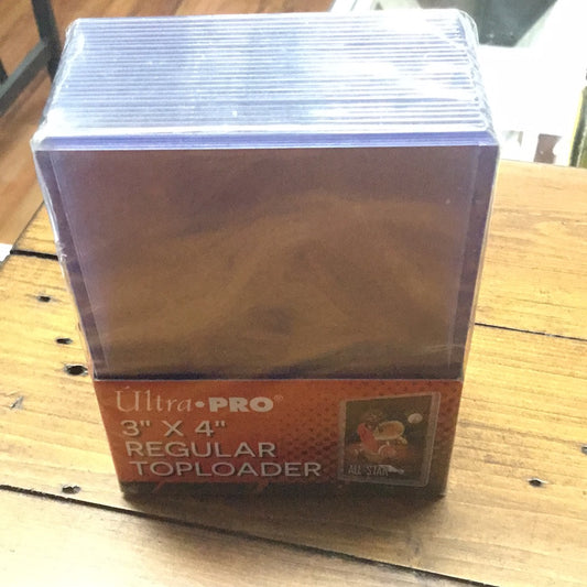 Ultra Pro 3x4 Toploader 25pk 35pt New.