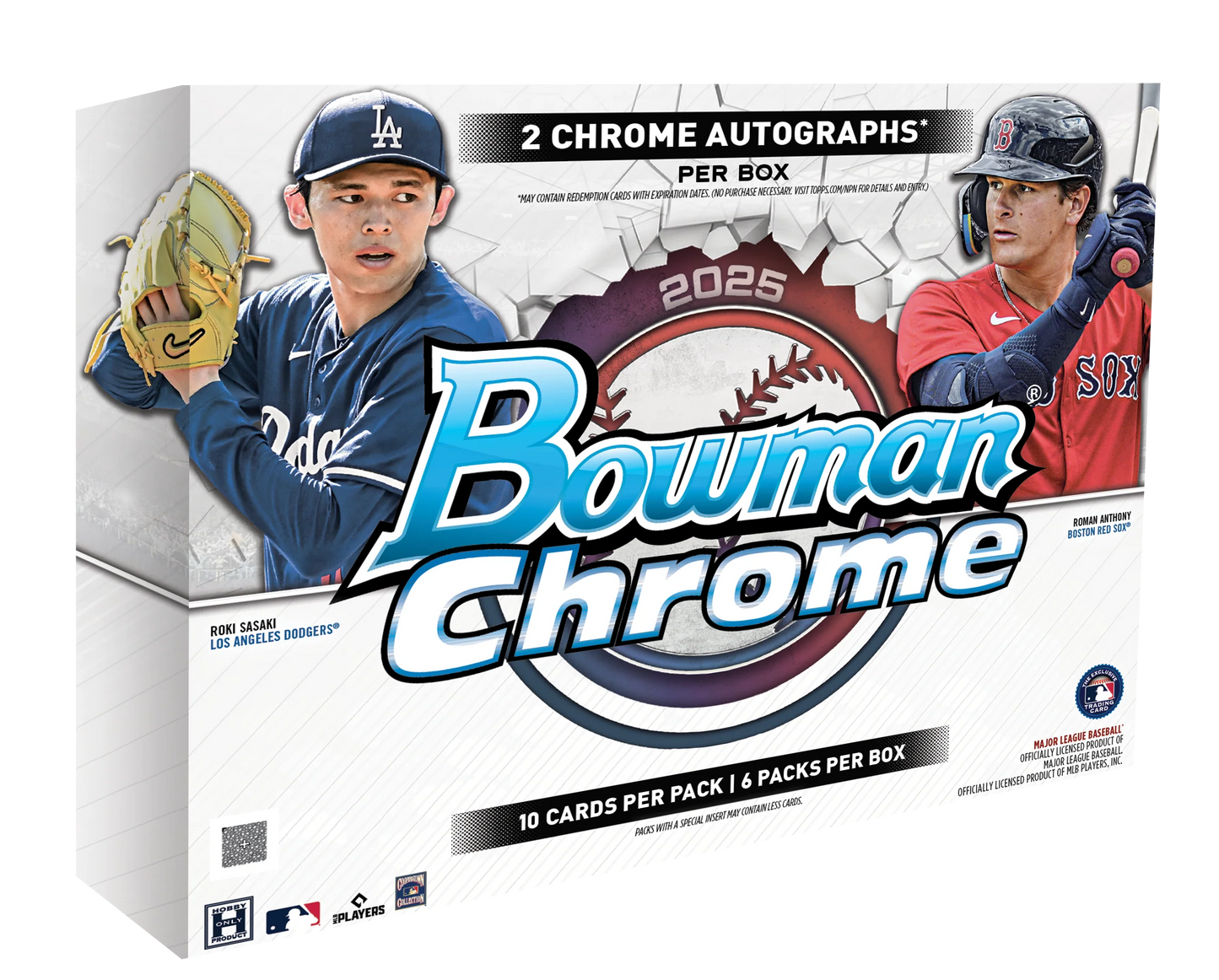 2025 Bowman Chrome Baseball Hobby Box. New!